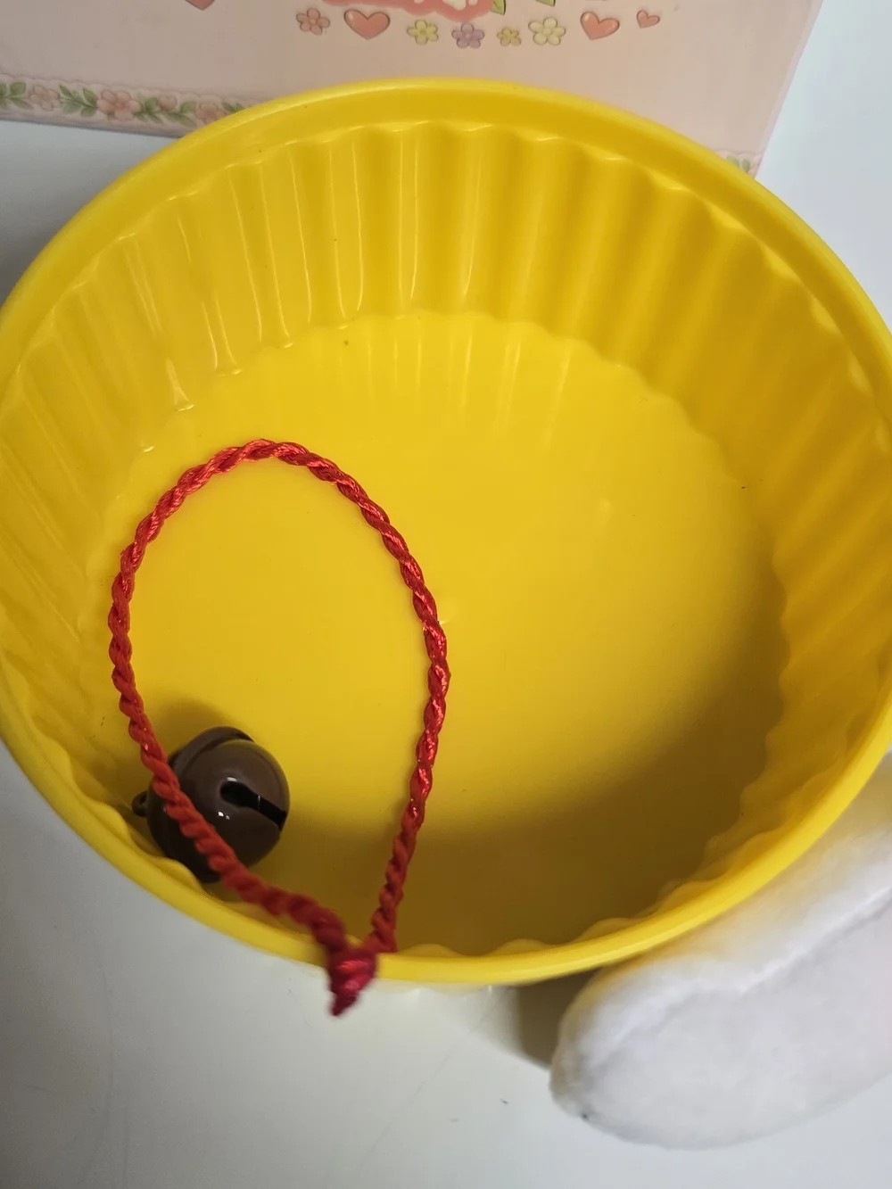 Orange & White Squishy Cat Toy